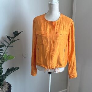 EUC DKNY small Orange Women's Jacket